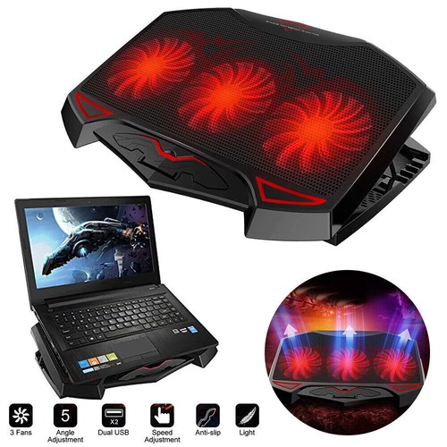 Quiet laptop cooler powerful - cooler, 3