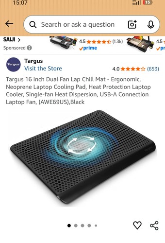Targus dual fan - dual, chill