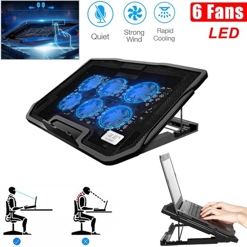 Powerful fans laptop cooler - 6,
