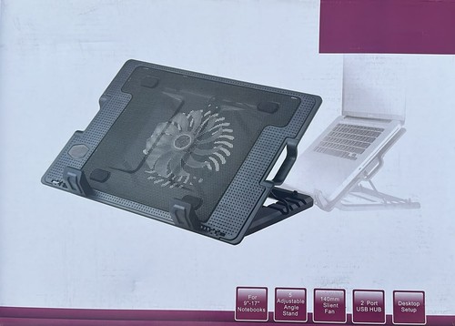 One big fan laptop - one,