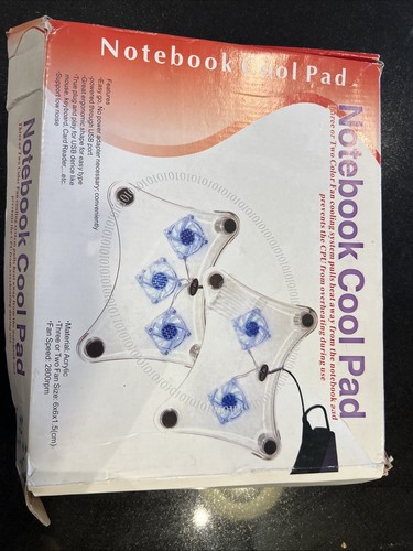 Notebook cool pad - three, fan