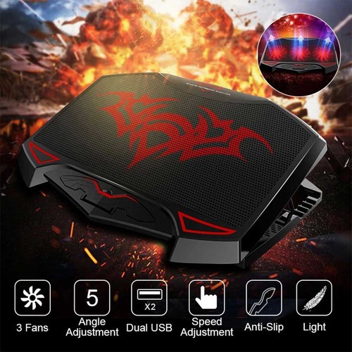 Quiet laptop cooler powerful - cooler,