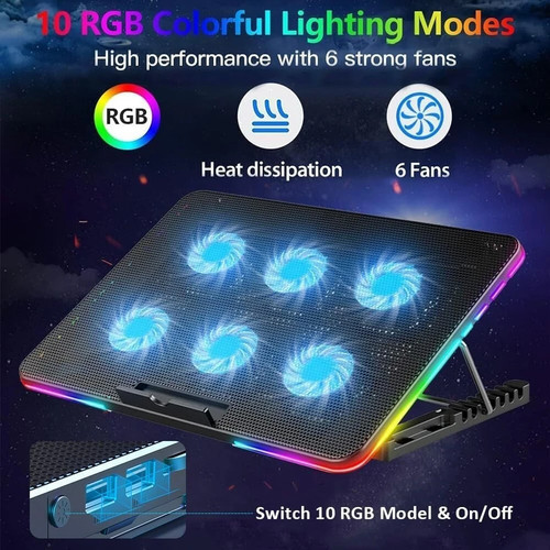 Laptop cooling pad quiet - cooling, 6